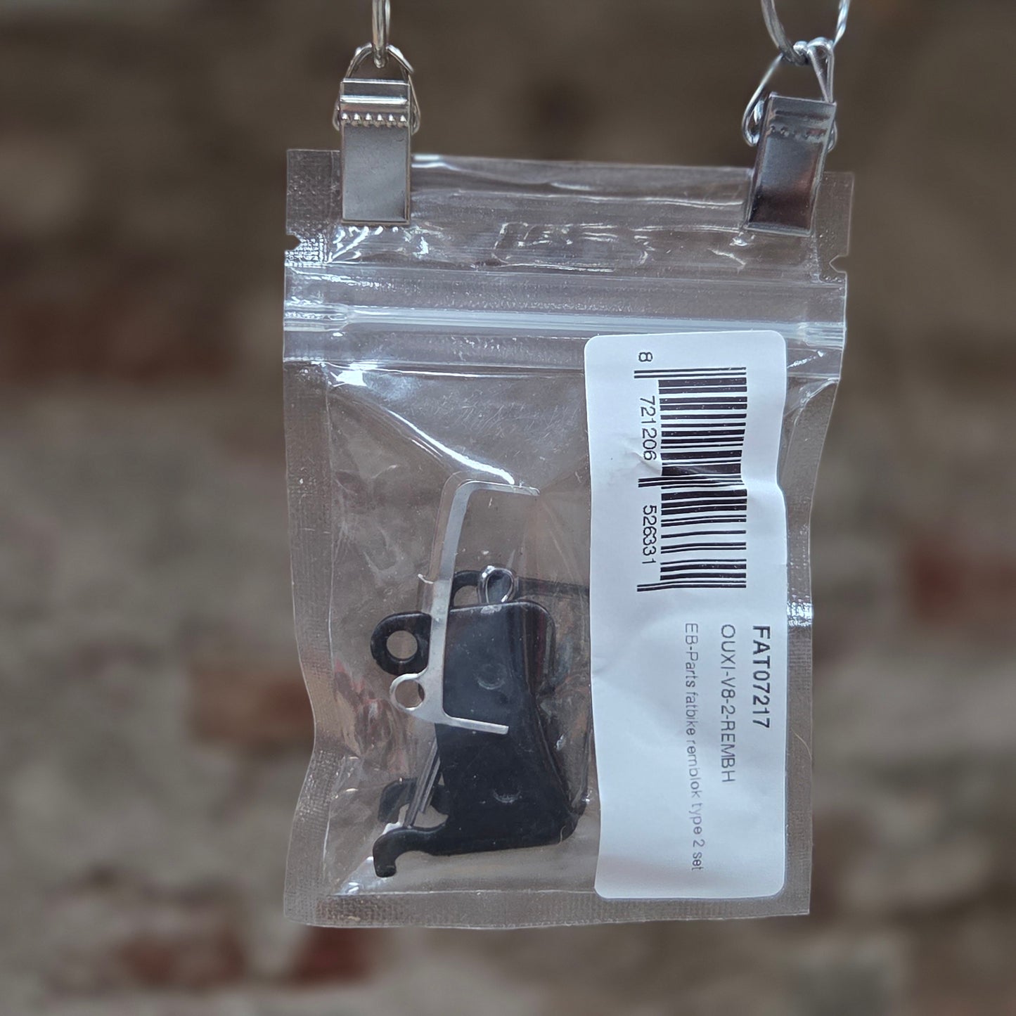 EB-PARTS Remblokken Type 2 in de verpakking