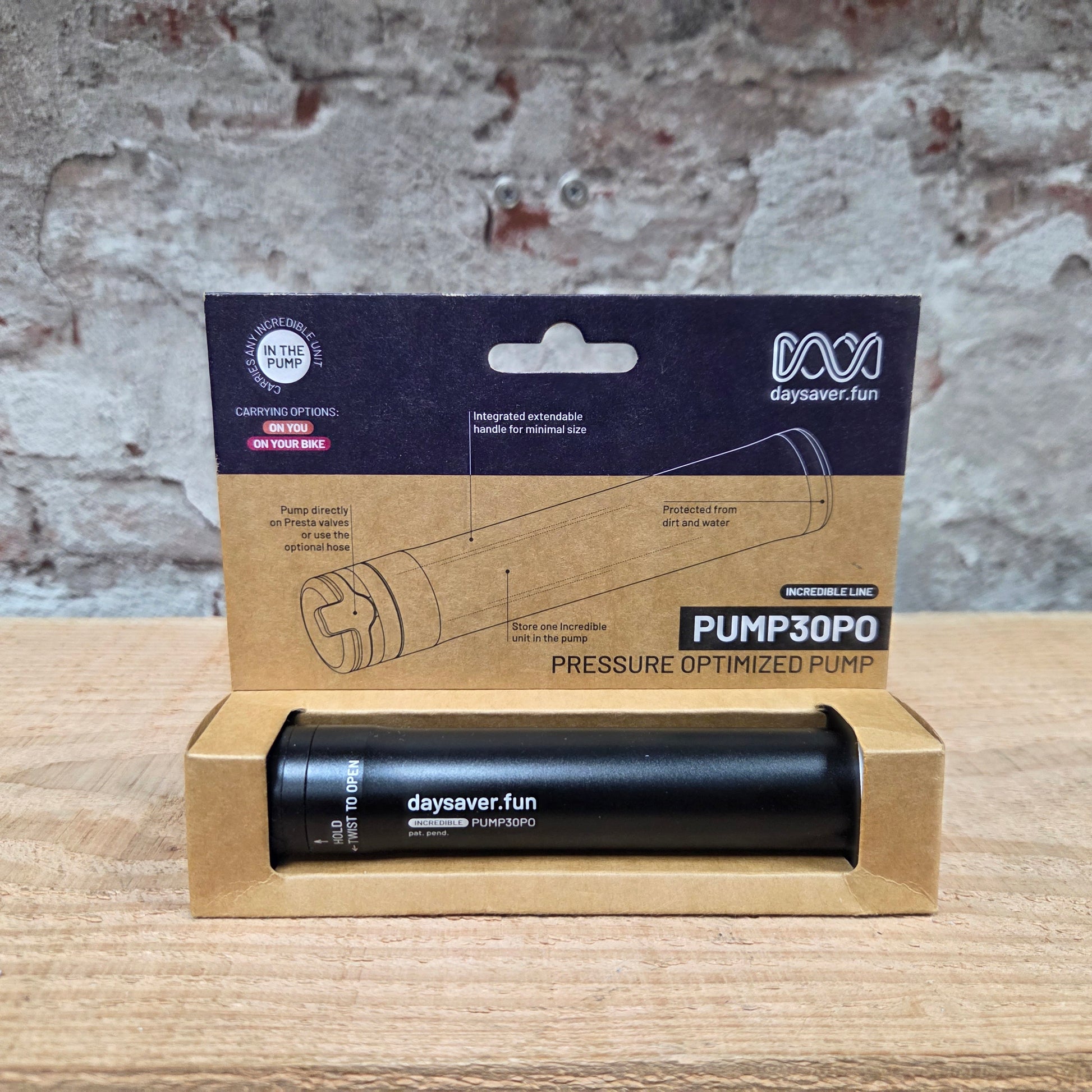 Daysaver Incredible Pump 30PO in de verpakking