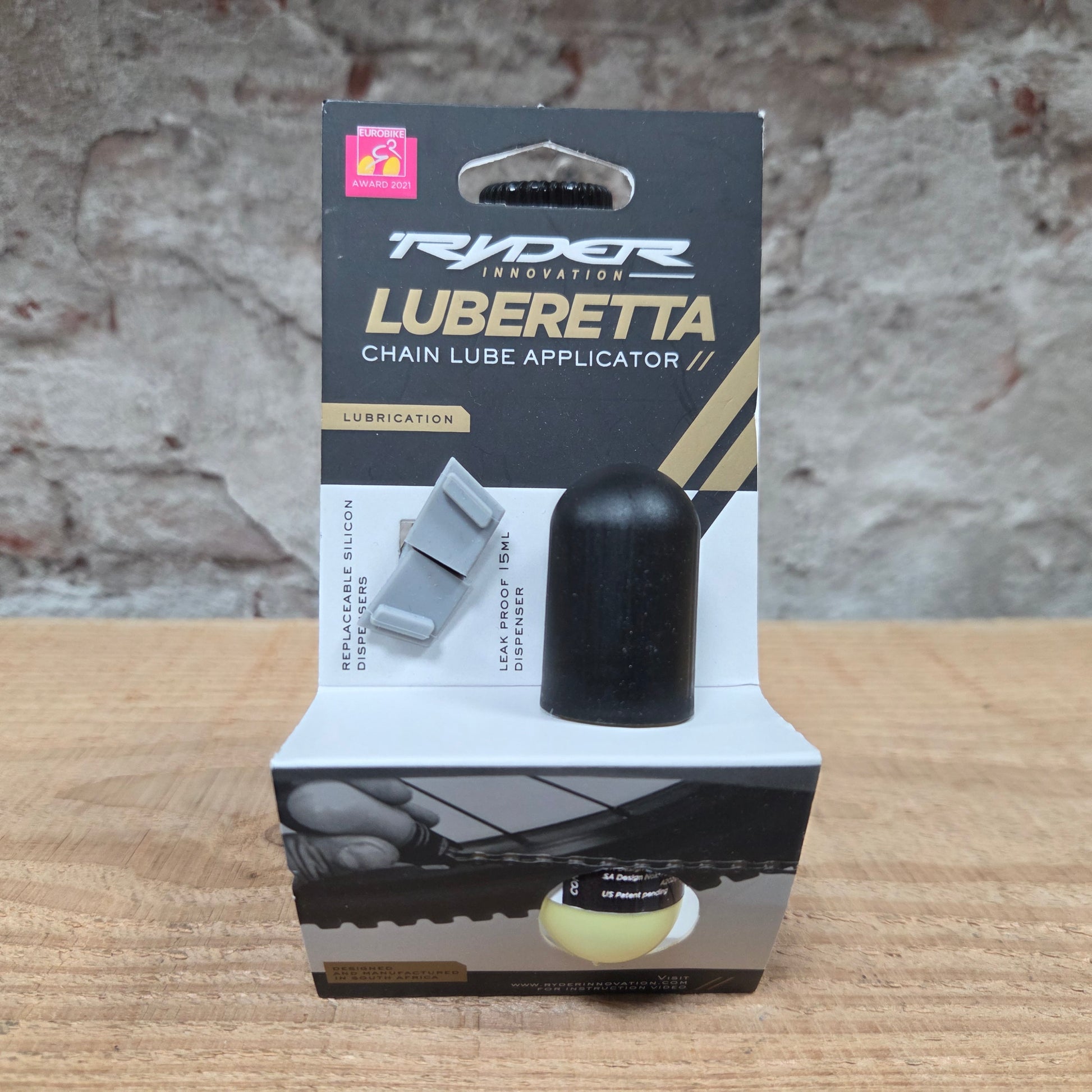 Ryder Innovation Luberetta - in de verpakking