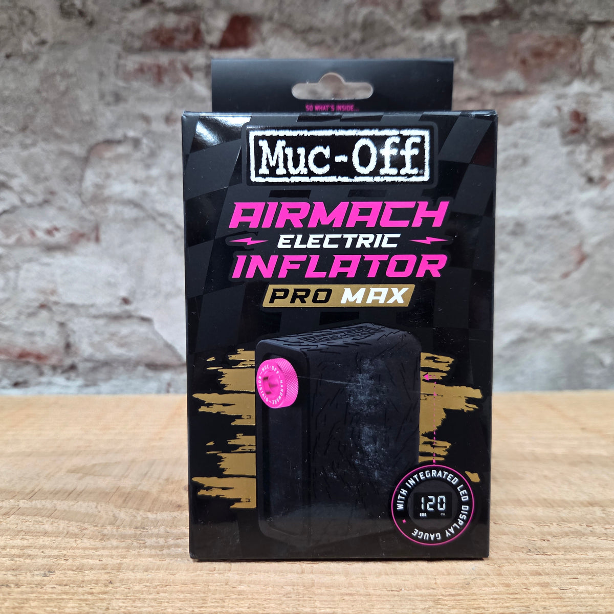 MUC-OFF airmach electric inflator pro max – elektrische Reifenpumpe
