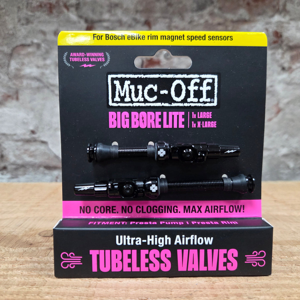  MUC-OFF Big Bore Lite Tubeless Valves voor Bosch eBike - in de doos