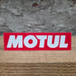 MOTUL sticker - uit de verpakking