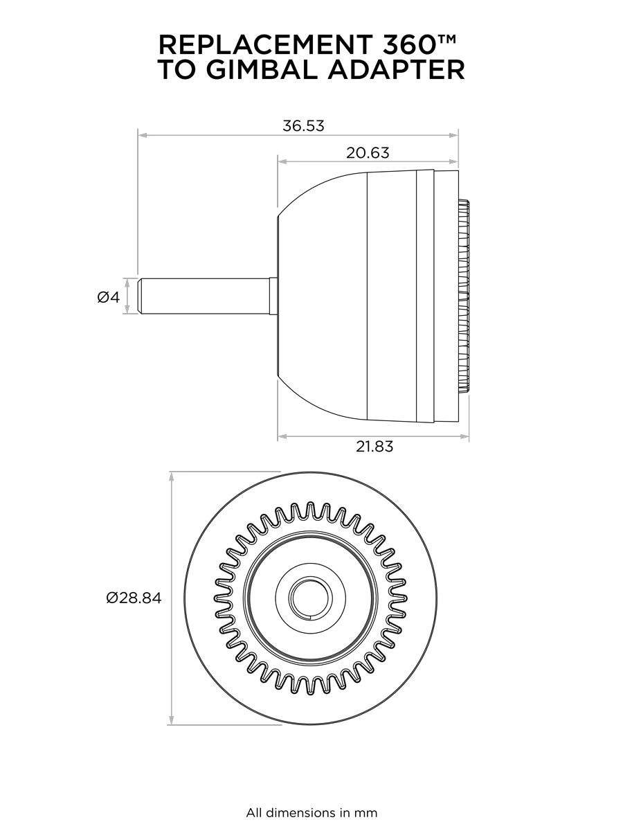 Quad Lock 360 to Gimbal Adaptor