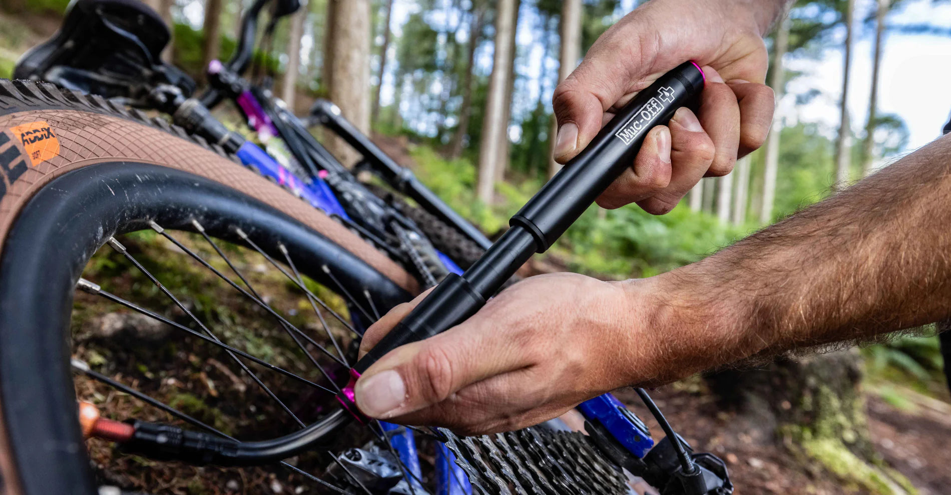 fietspomp mountainbike Muc-Off AirMach Mini Fietspomp