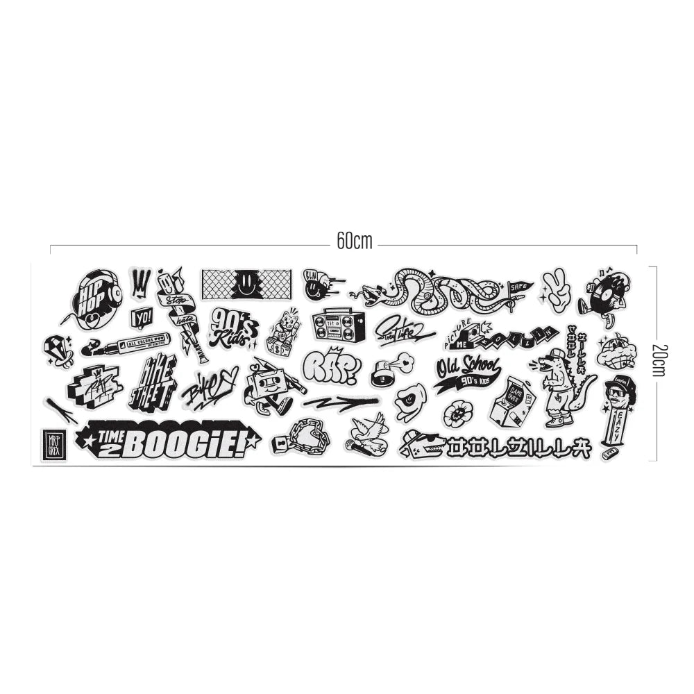 REFLECTIVE BERLIN reflecterende stickers xl