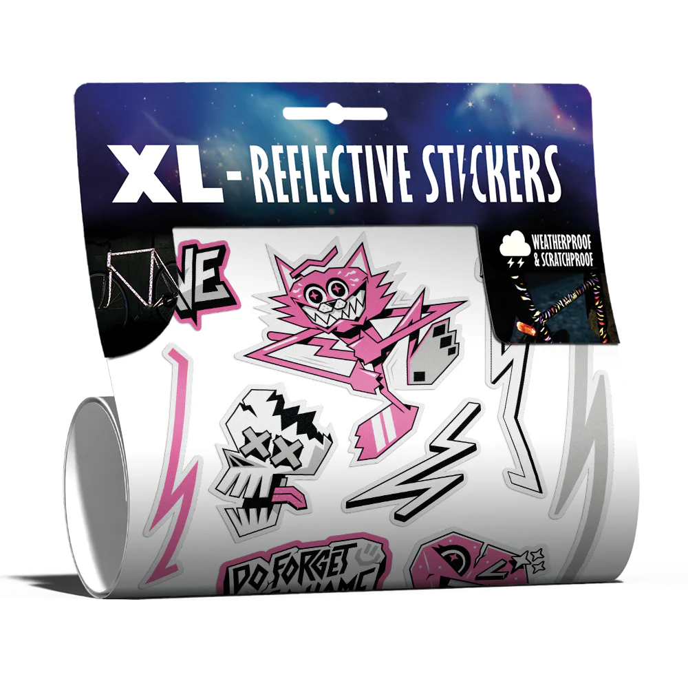 Reflective Berlin Reflecterende Stickers XL