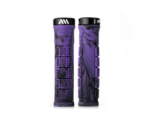 ALL MOUNTAIN STYLE Rise grips - paars camo
