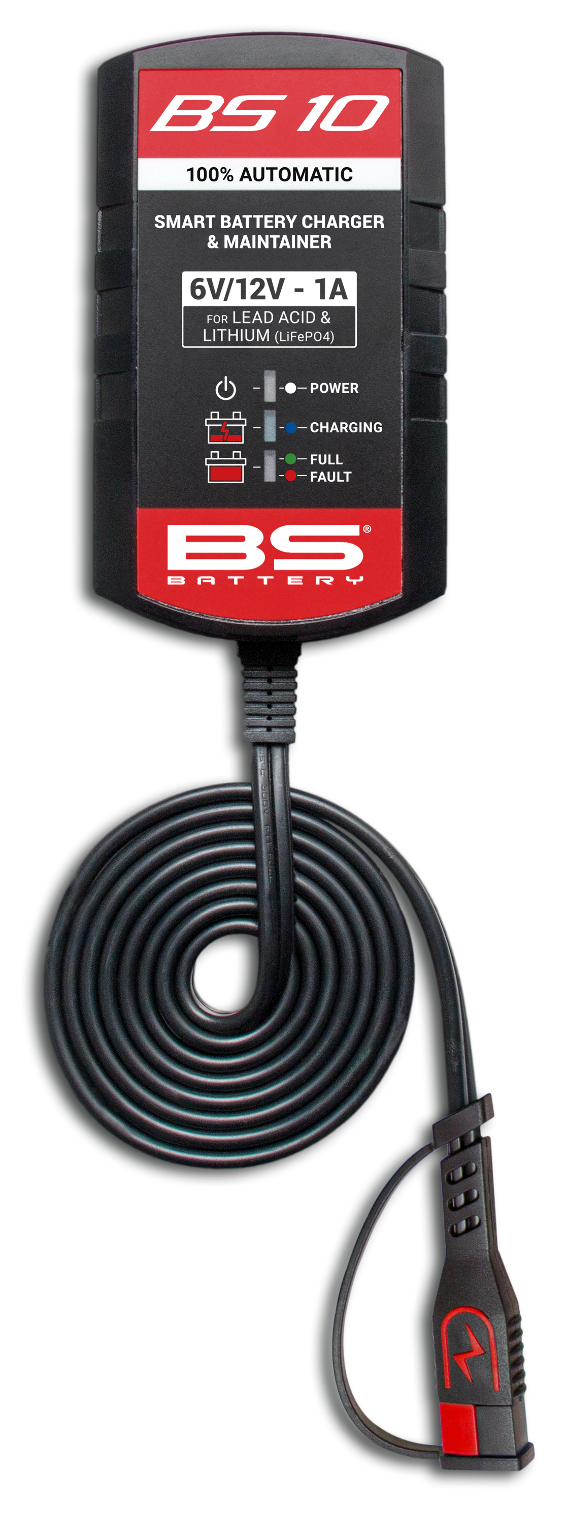 BS BATTERY BS 10 - aansluitkabel en lader