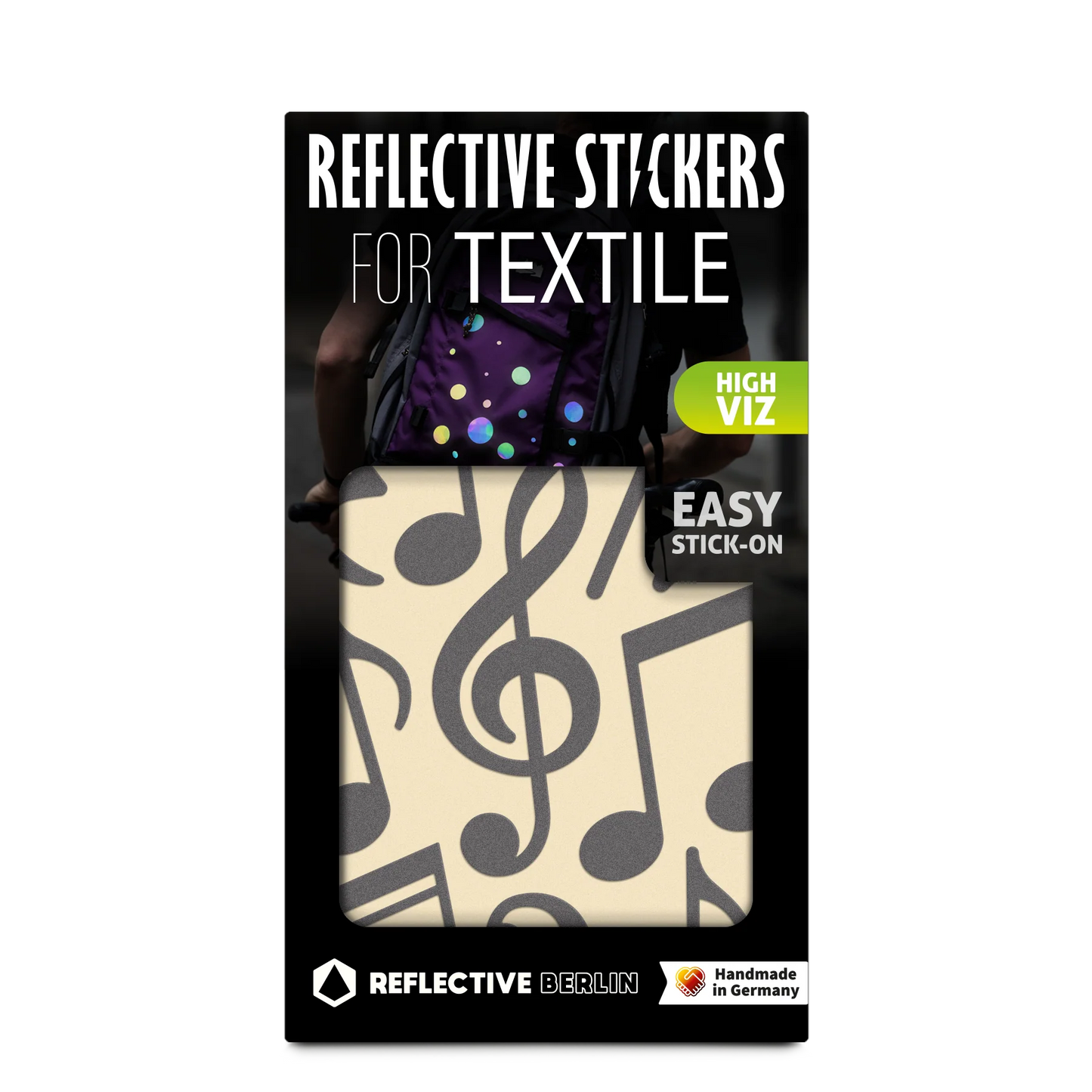 REFLECTIVE BERLIN reflecterende textielstickers