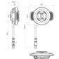 QUAD LOCK wireless charging head cycle