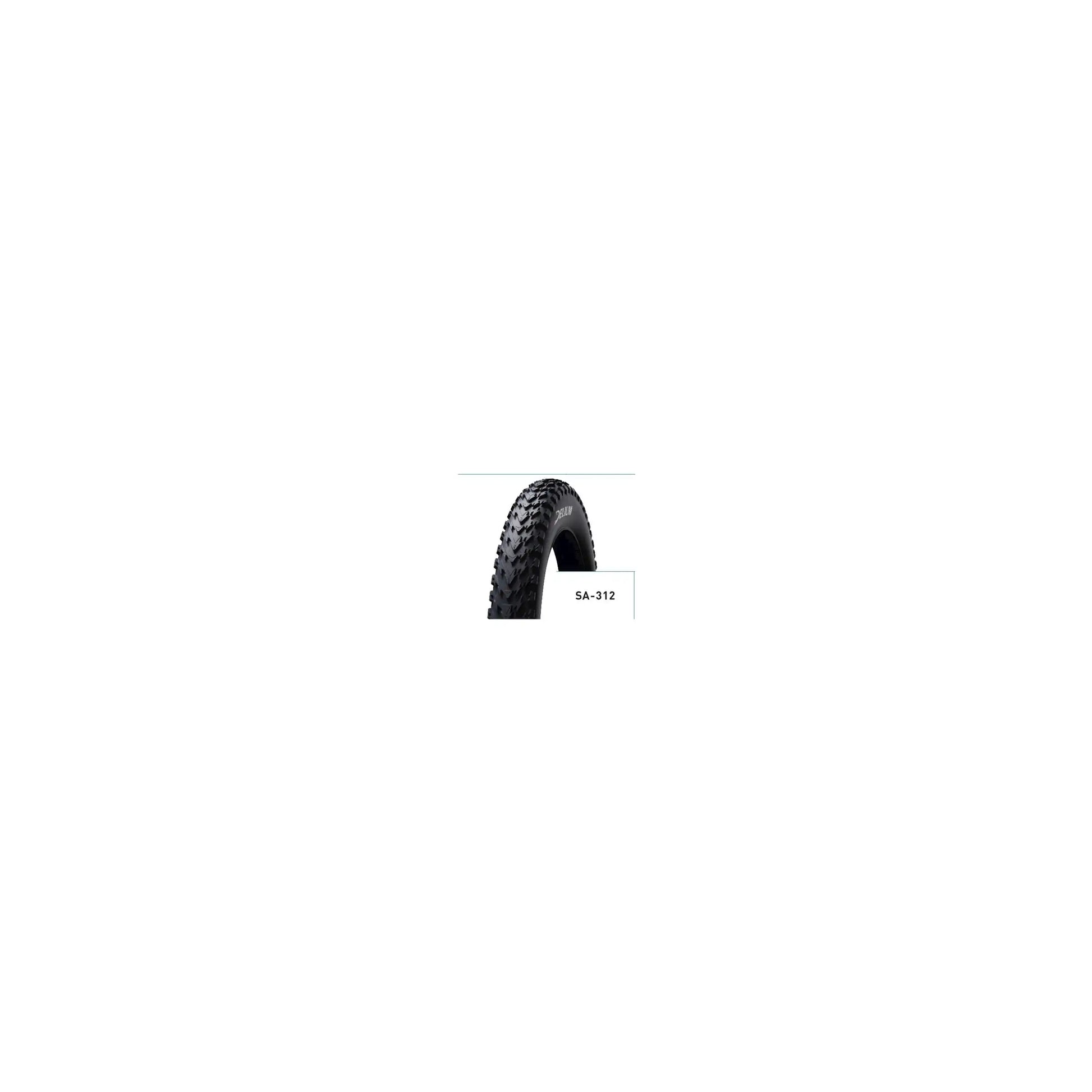 DELIUM thundr 20x4.00 fatbike band profiel aanzicht