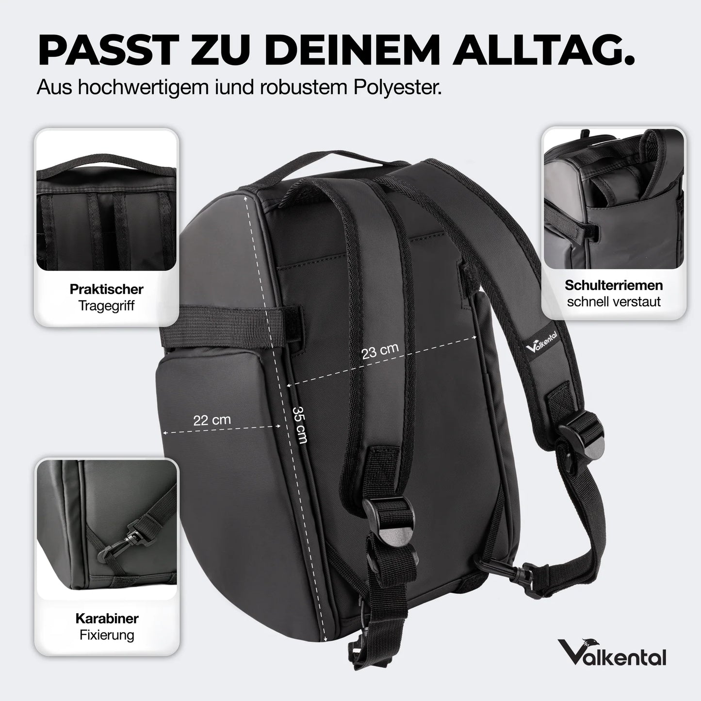 VALKENTAL Trunk Bag 14L - AFMETINGEN