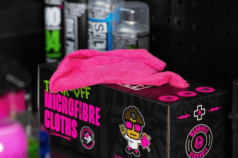 Muc-Off Tear-Off Microvezeldoeken - een doekje op de doos