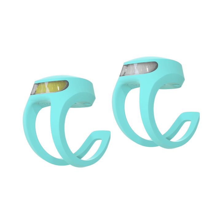 KNOG Frog Twinpack Bike Light - aquamarijn