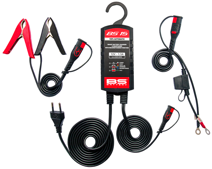 BS BATTERY BS 15 - alle onderdelen uit de verpakking