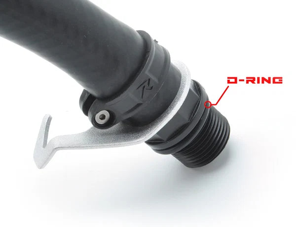 RISK RACING Hose Bender Black Edition – gebogen vulslang voor EZ3 en EZ5