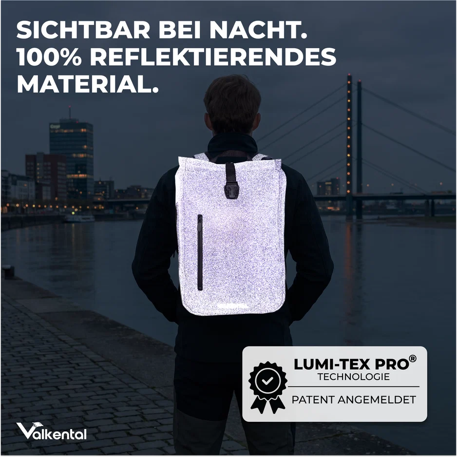 VALKENTAL daily backpack 100% reflecterend