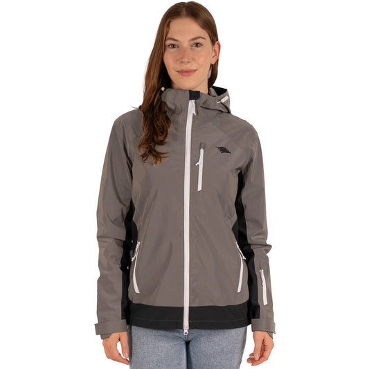 VALKENTAL Vertex reflecterend sportjack dames - grijs