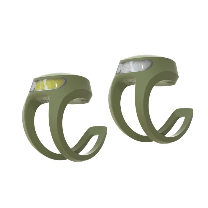 KNOG Frog Twinpack Bike Light - groen