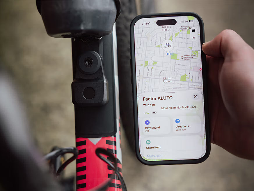 QUAD LOCK Bike Alarm and Finder - via de telefoon te vinden