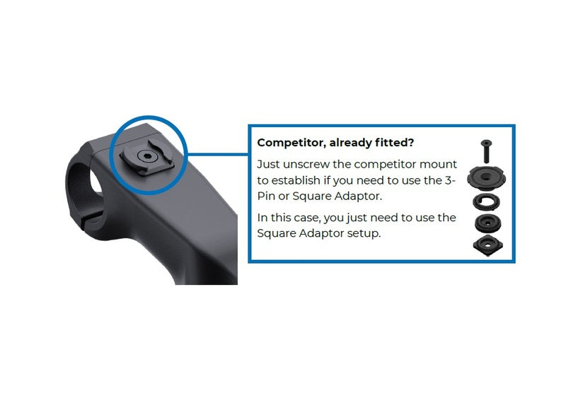 QUAD LOCK stem adaptor voor fietshouders