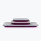 MUC-OFF Silicone Collapsible Magnetic Tray Set - alle 3 in elkaar gevouwen op elkaar