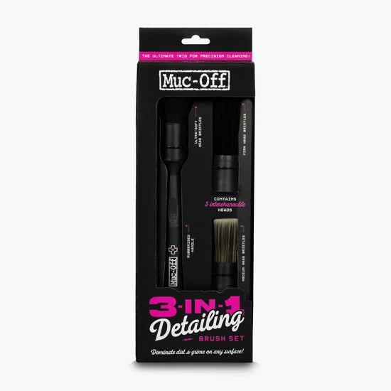 Muc-Off 3-in-1 Detailing Brush Set 