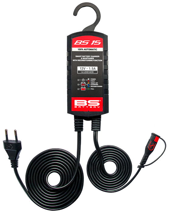 BS BATTERY BS 15 - druppellader en de snoeren
