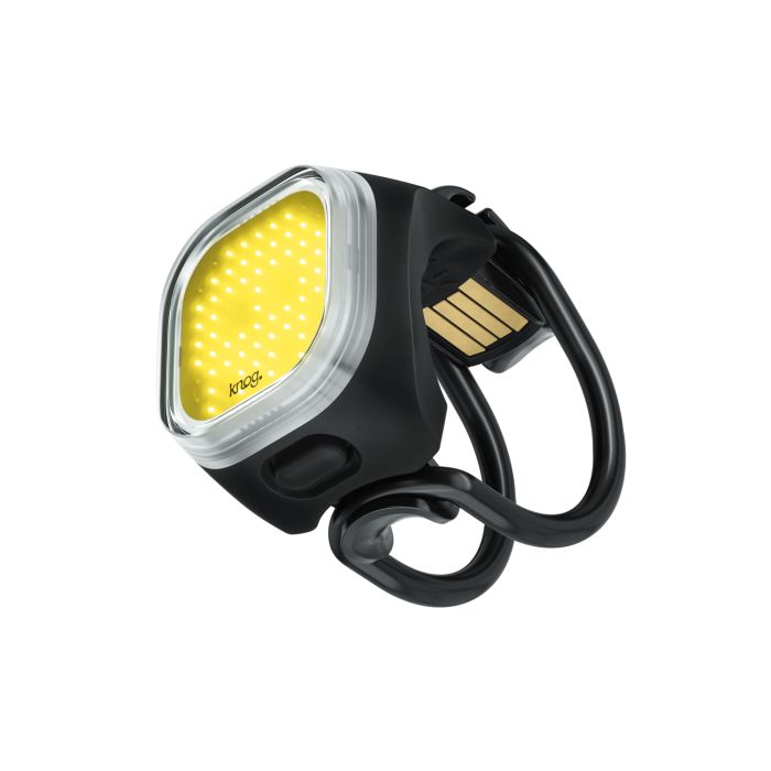 KNOG Blinder Mini Front Bike Light - zijaanzicht met USB A stekker