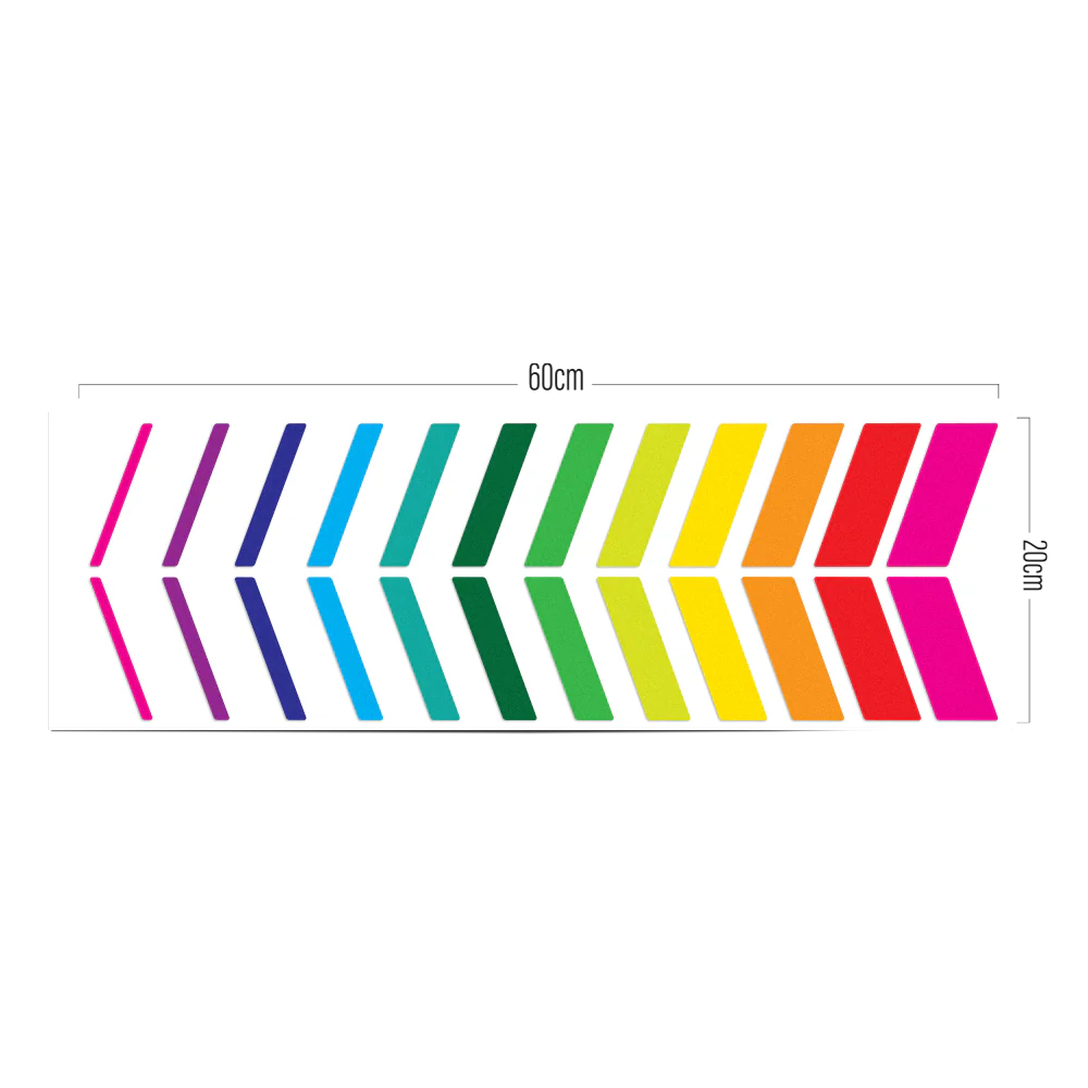 REFLECTIVE BERLIN reflecterende stickers xl