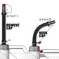 RISK RACING Hose Bender Black Edition – gebogen vulslang voor EZ3 en EZ5
