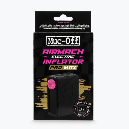 MUC-OFF airmach electric inflator pro max – elektrische Reifenpumpe