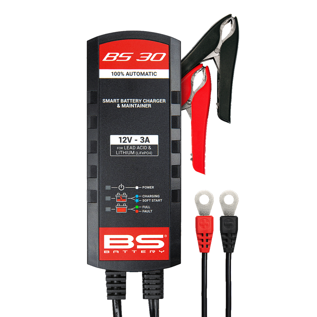 BS BATTERY BS 30 - druppellader met aansluitsnoeren