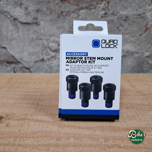 Quad Lock MIRROR STEM MOUNT ADAPTOR KIT (Scooter/Motor)