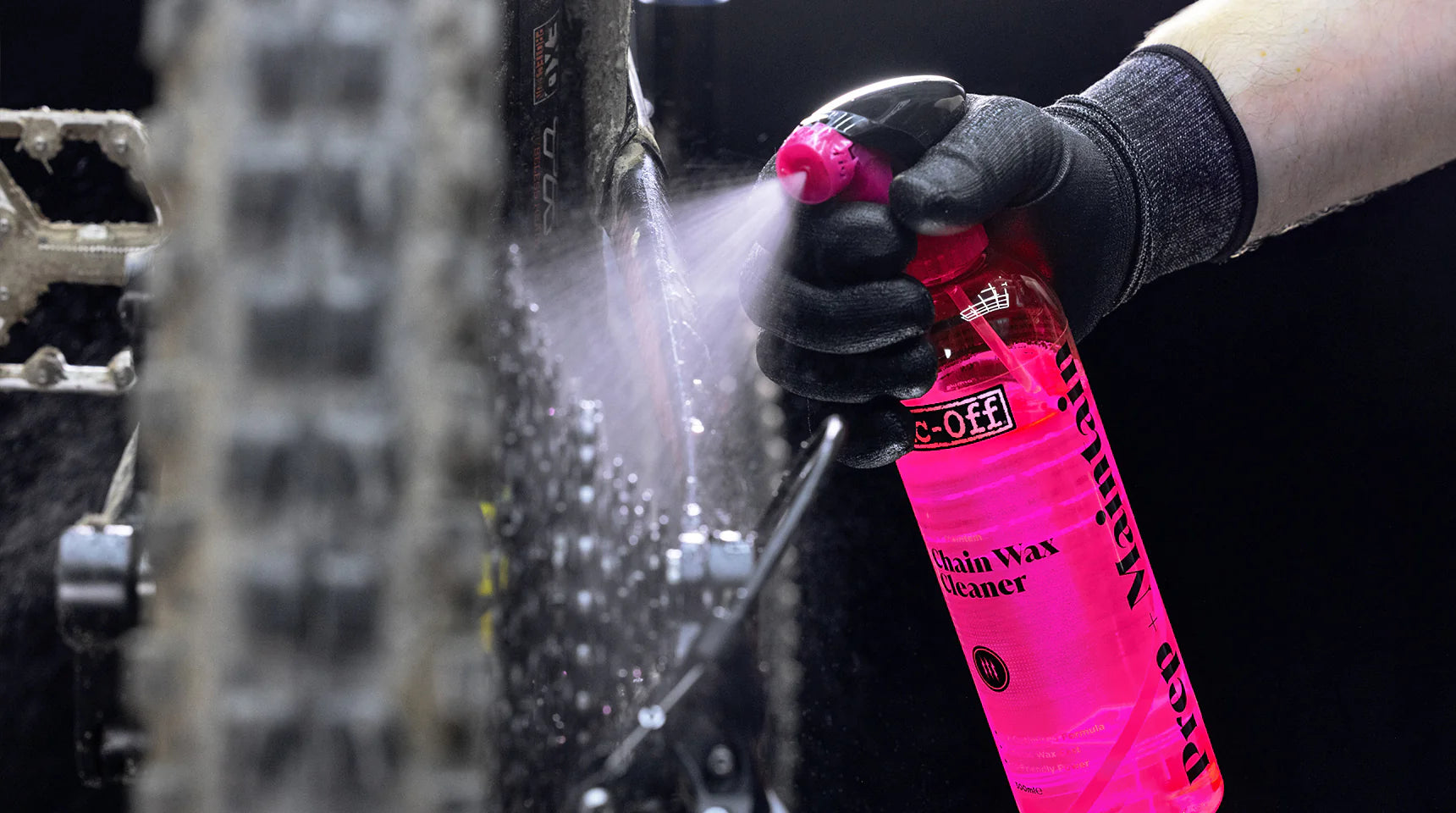 MUC-OFF CHAIN WAX CLEANER voor de gehele drivetrain