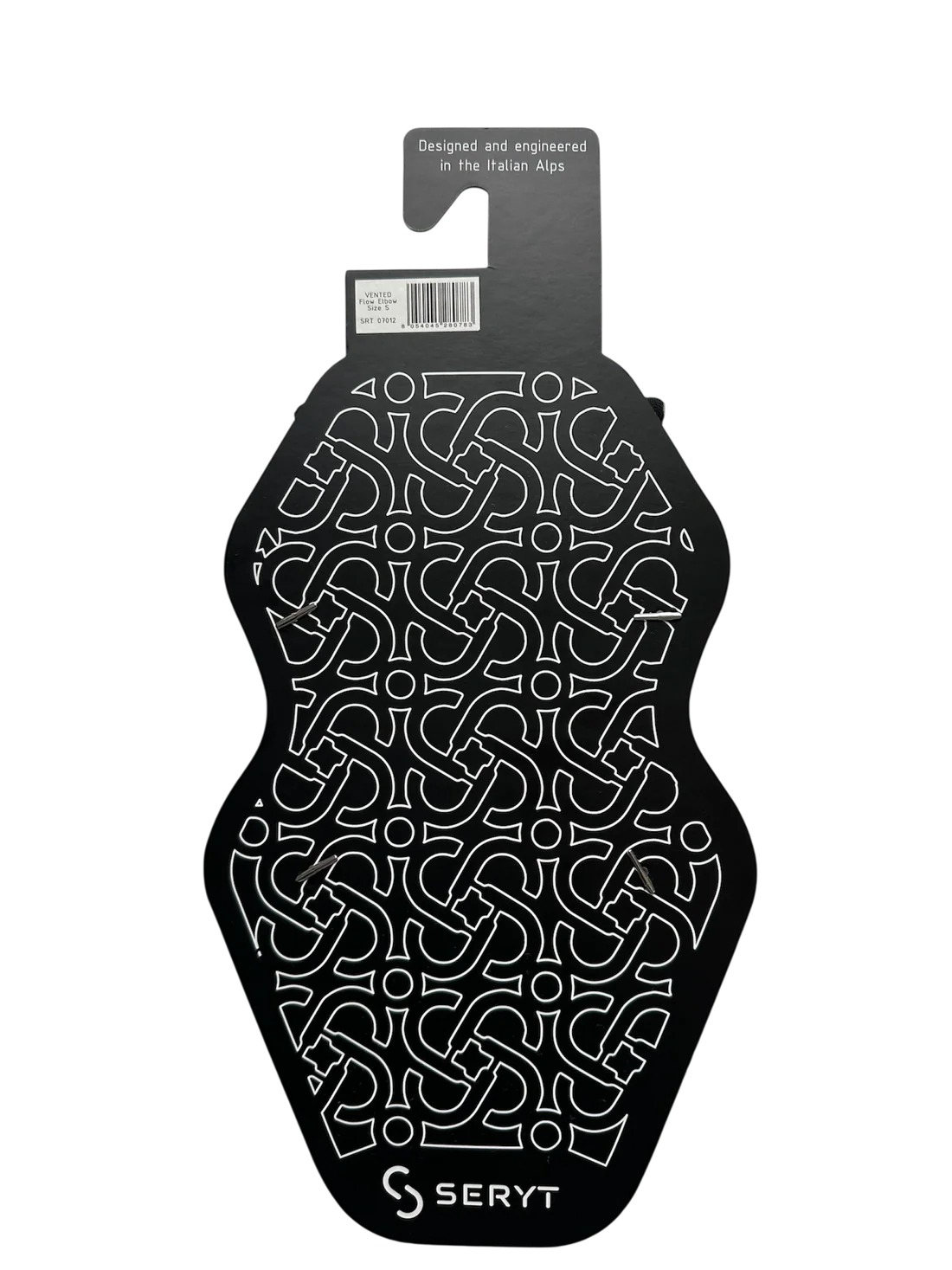 SERYT elleboogbeschermers productinformatie en specificaties op verpakking - ultralicht 200 gram per paa