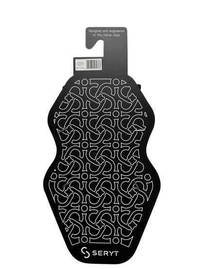 SERYT elleboogbeschermers productinformatie en specificaties op verpakking - ultralicht 200 gram per paa