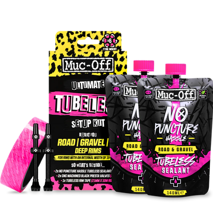 MUC-OFF ultimate tubeless setup kit road/gravel 44mm
