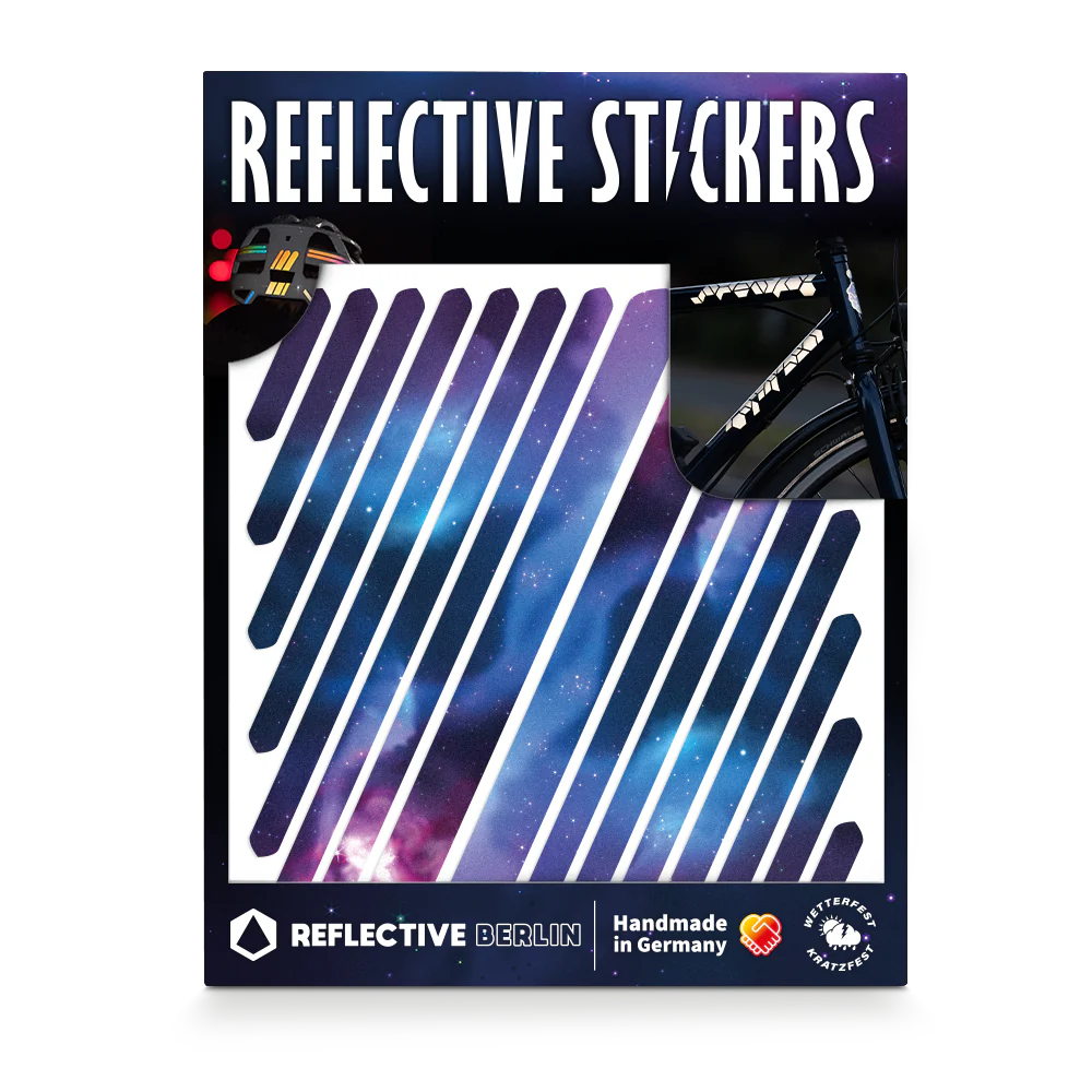 Reflective Berlin Stickers  Medium Size