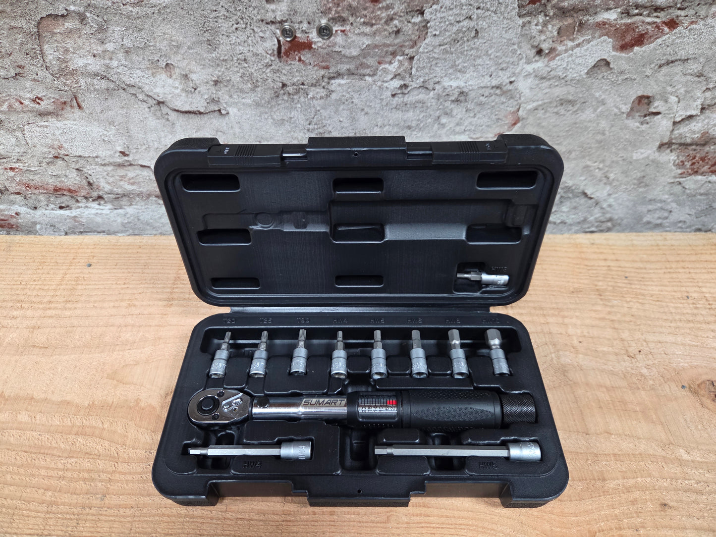 Sumart Torque-12 complete 12-delige momentsleutel set in opbergkoffer