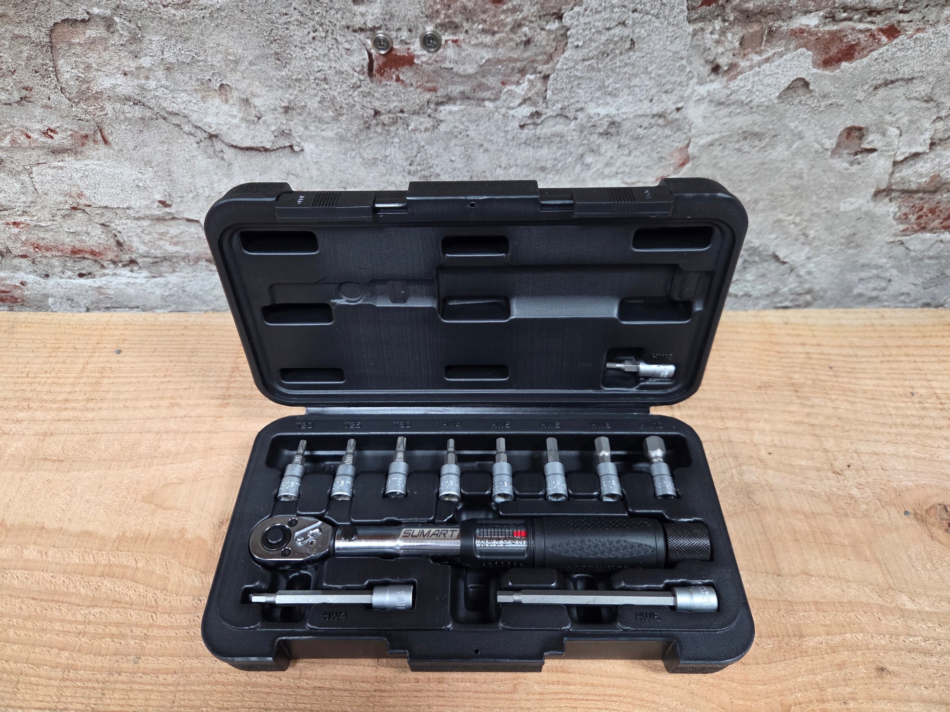 Sumart Torque-12 complete 12-delige momentsleutel set in opbergkoffer