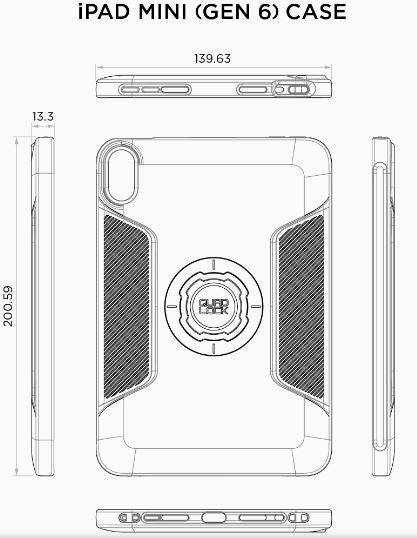 Quad Lock MAG CASE iPAD MINI (gen 6)