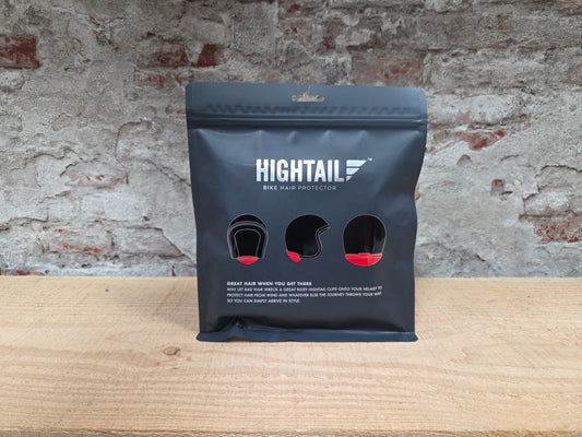 HIGHTAIL haarbeschermer zwart - voorkomt klitten van lang haar tijdens motorrijden