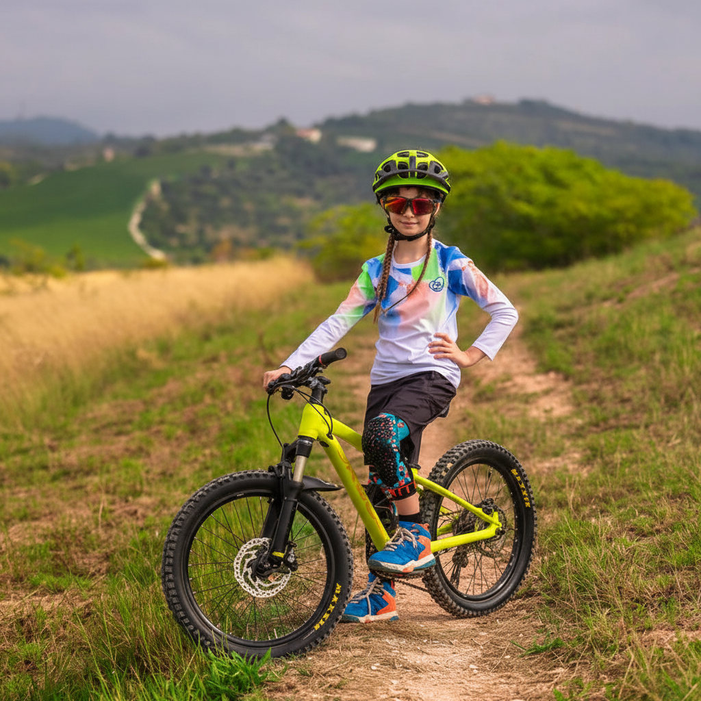 SERYT kniebescherming voor kinderen zijaanzicht