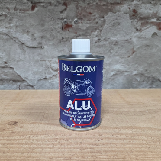 Belgom ALU aluminium polijstmiddel 250ml voor motor en auto onderdelen - professionele metaal polish