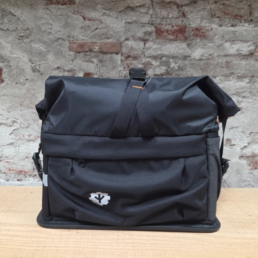 CHOIKE RackBag 12L waterdichte bagagedragertas zwart voor bikepacking en touring