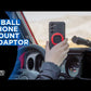 Quad Lock 1" BALL TOP CAP-ADAPTER