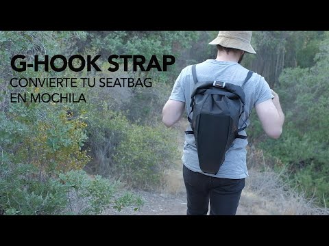 CHOIKE gravel seatbag - g-hook strap demo video