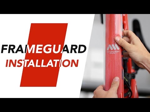 AMS Road & Gravel Frame Guard  installatie video
