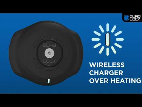 アクセサリー QUAD LOCK WEATHERPROOF WIRELESS CHARGER Quad Lock USB WEATHERPROOF WIRELESS CHARGING HEAD | BikerGadgets